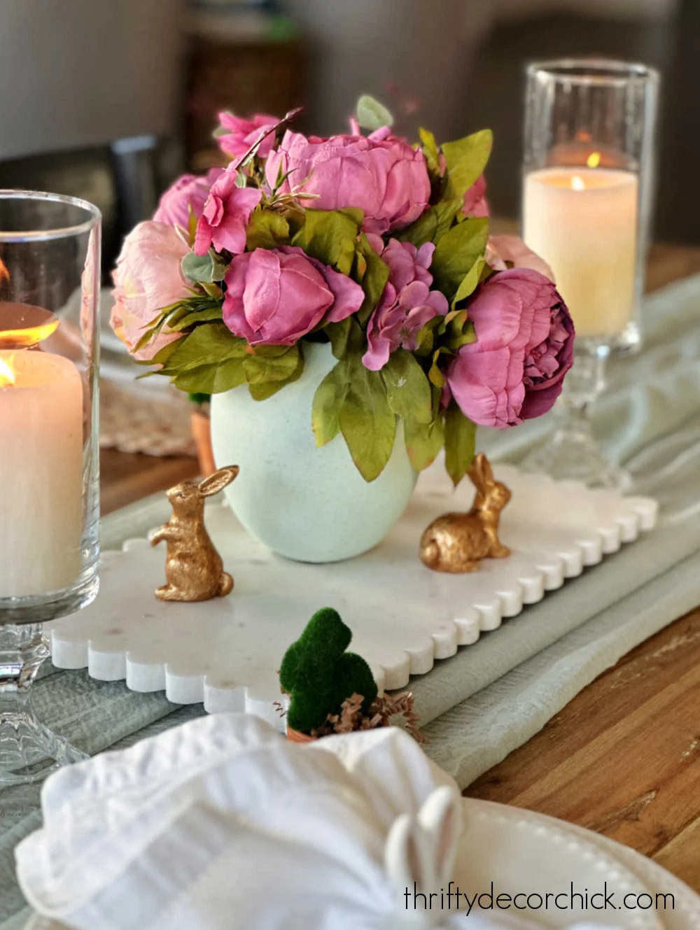 easy spring centerpiece
